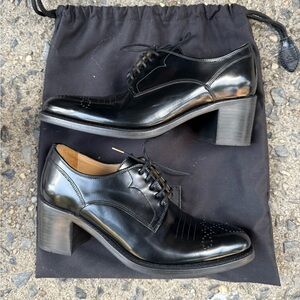 Office of Angela Scott Heeled Oxfords